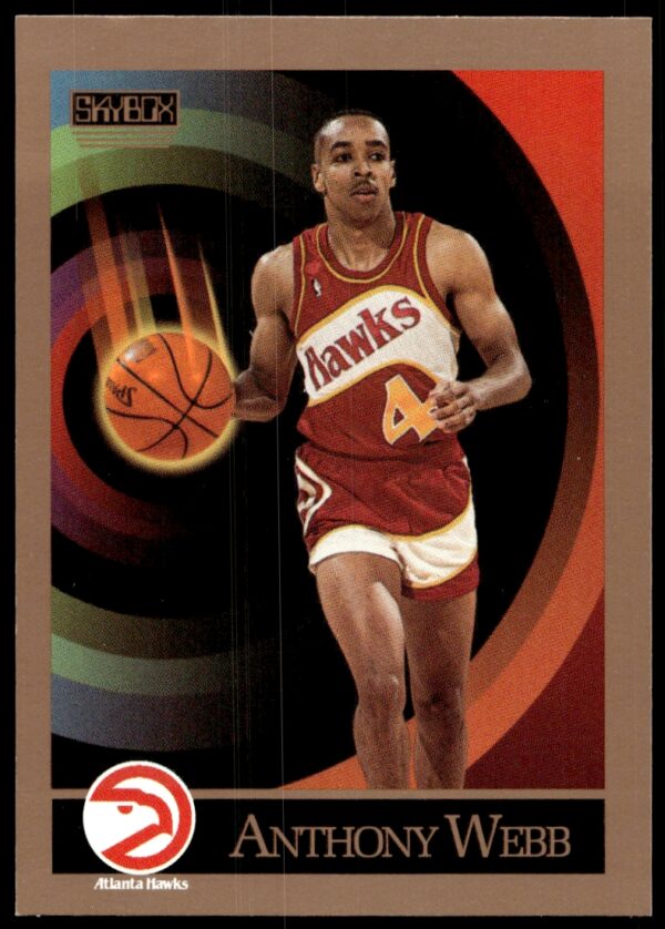 1990-91 SkyBox Anthony Webb #10 (Front)