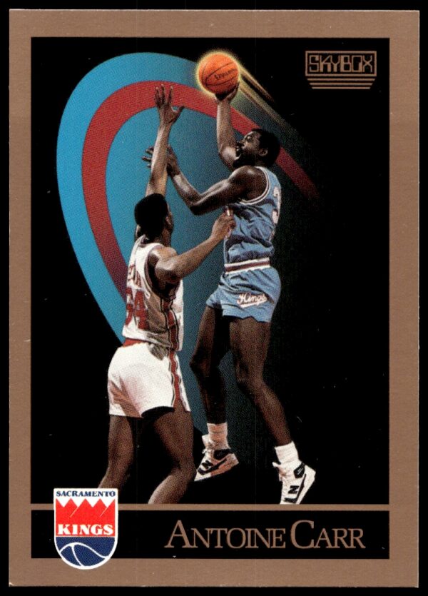 1990-91 SkyBox Antoine Carr (Error on Back - Incorrect Jersey) #244 (Front)