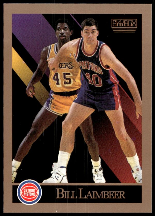 1990-91 SkyBox Bill Laimbeer #90 (Front)