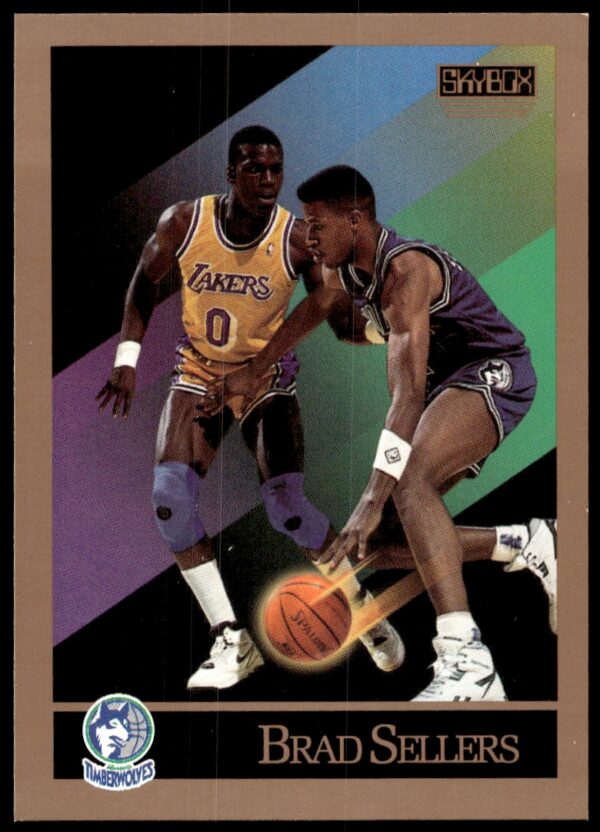 1990-91 SkyBox Brad Sellers #175 (Front)