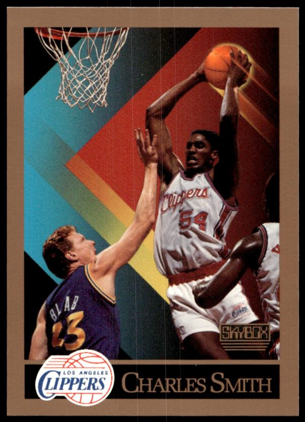 1990-91 SkyBox Charles Smith #132 (Front)