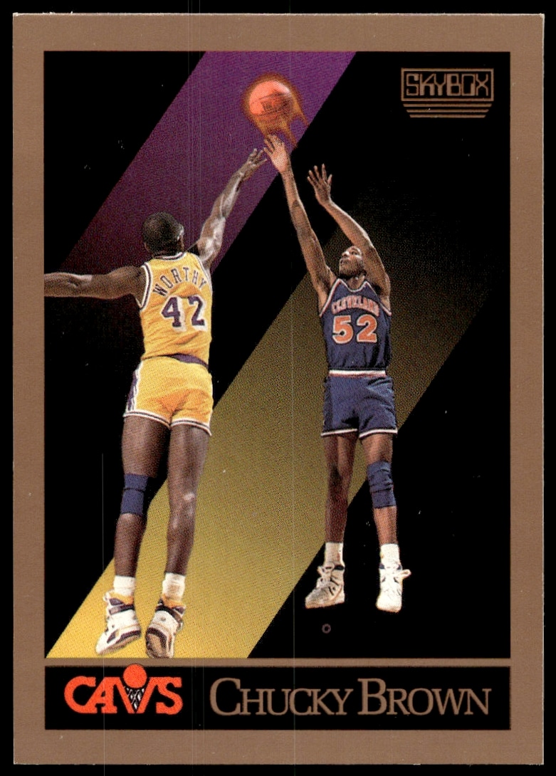 1990-91 SkyBox Chucky Brown #49 (Front)