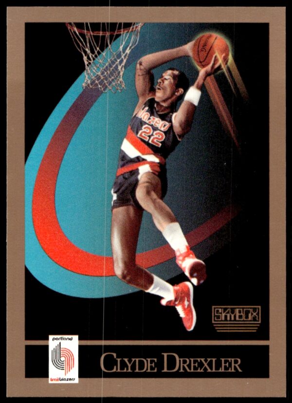 1990-91 SkyBox Clyde Drexler #233 (Front)