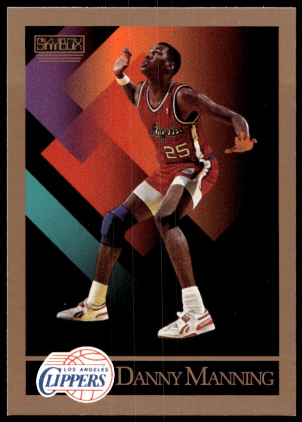 1990-91 SkyBox Danny Manning #129 (Front)