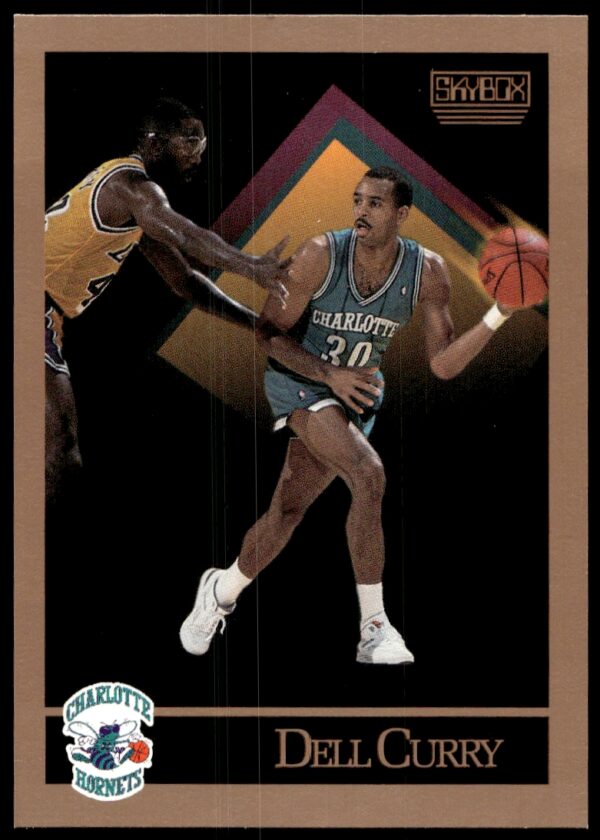 1990-91 SkyBox Dell Curry #28 (Front)