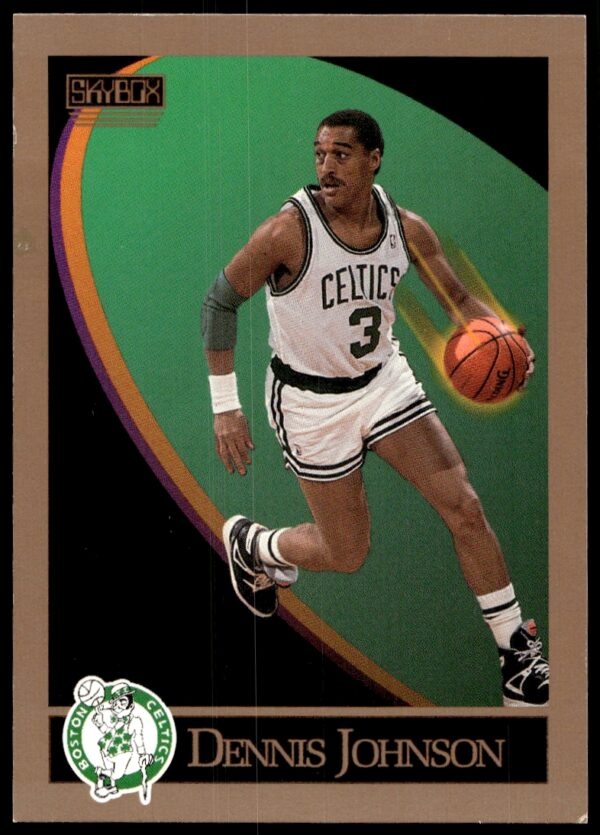 1990-91 SkyBox Dennis Johnson #16 (Front)