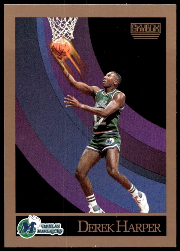 1990-91 SkyBox Derek Harper #64 (Front)