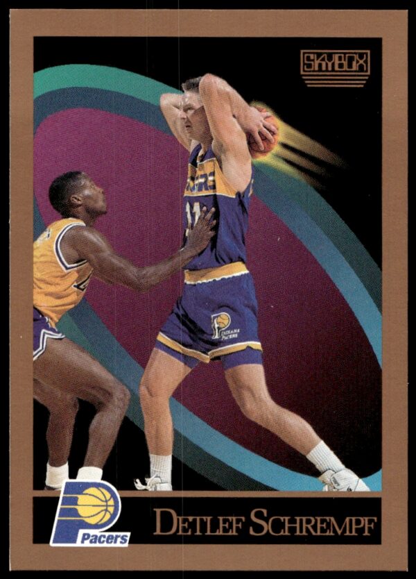 1990-91 SkyBox Detlef Schrempf #121 (Front)