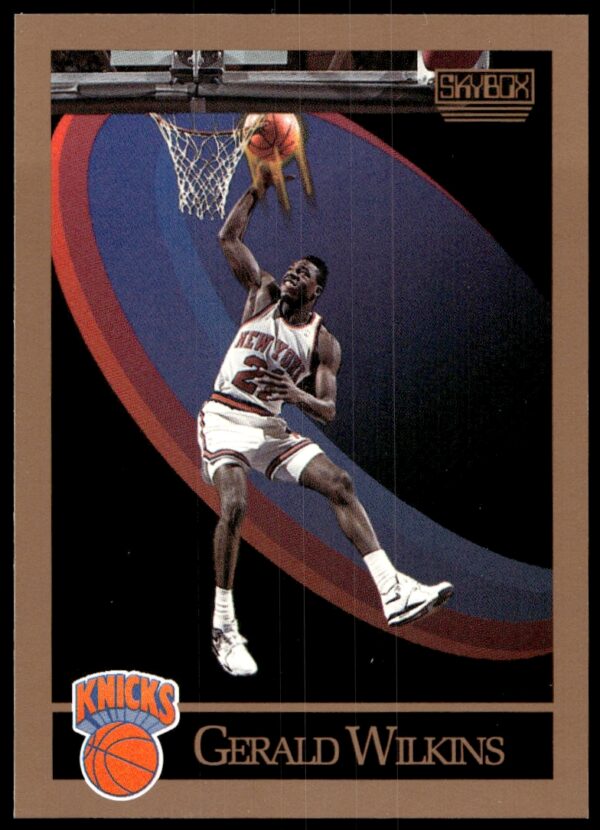 1990-91 SkyBox Gerald Wilkins #197 (Front)