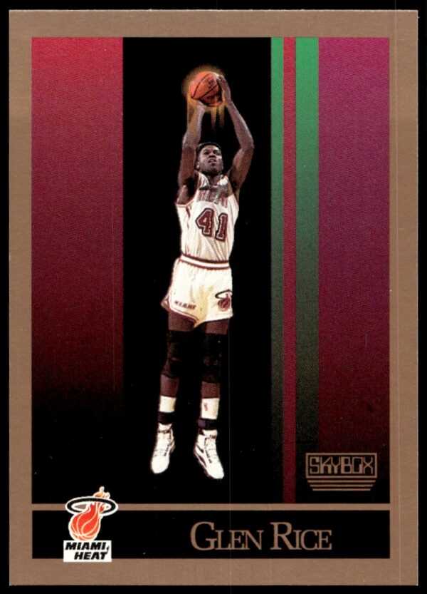 1990-91 SkyBox Glen Rice #150 (Front)