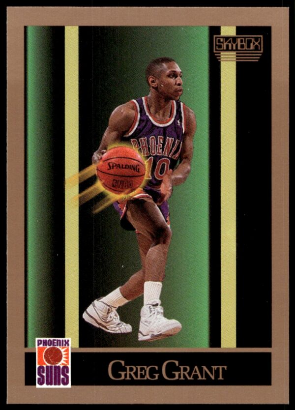 1990-91 SkyBox Greg Grant #221 (Front)