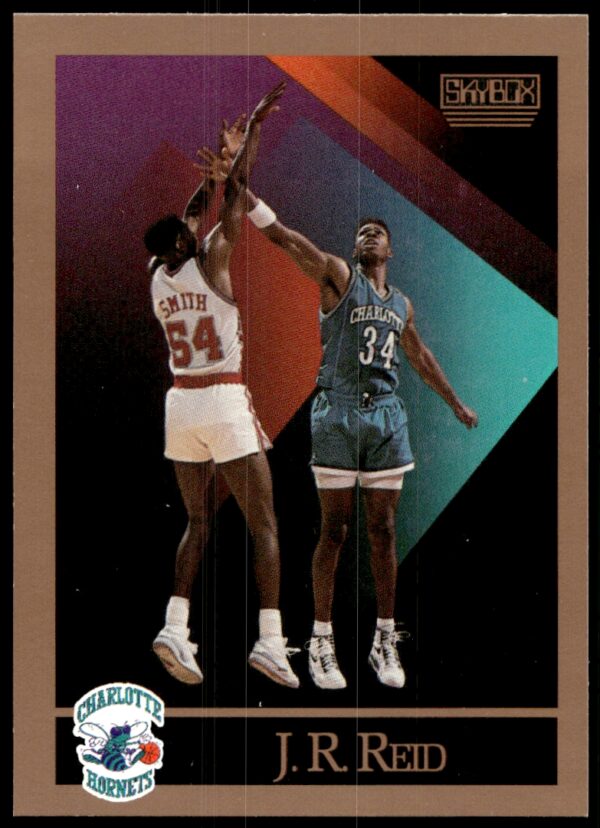 1990-91 SkyBox J.R. Reid #32 (Front)