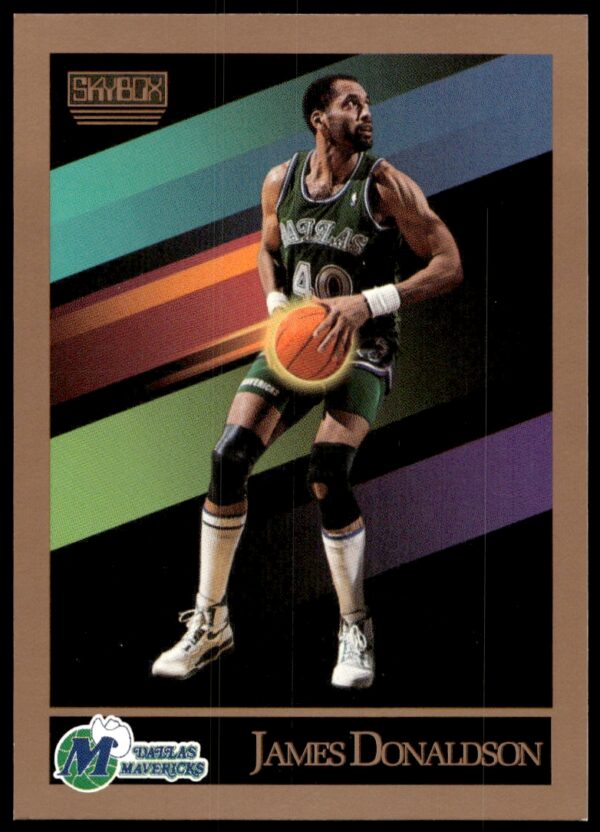 1990-91 SkyBox James Donaldson #63 (Front)