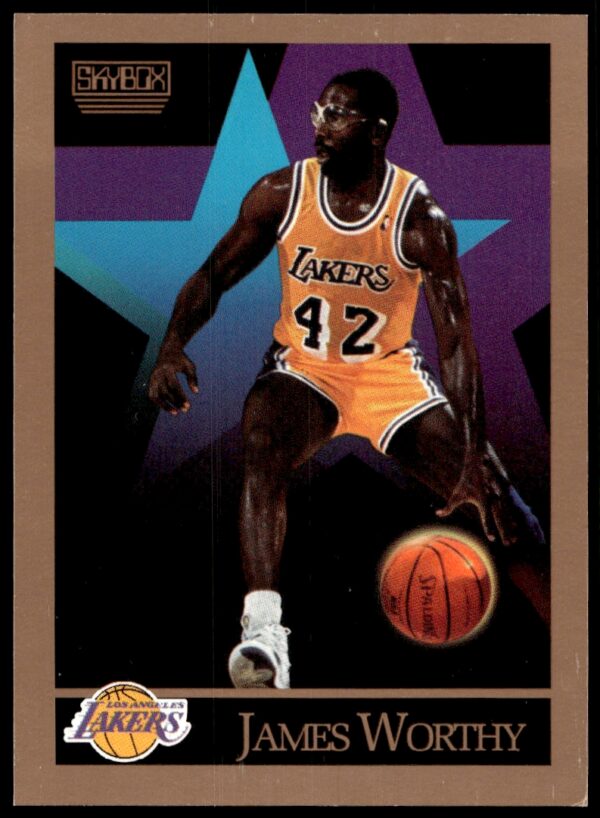 1990-91 SkyBox James Worthy #143 (Front)