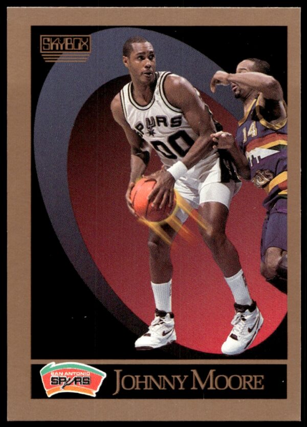 1990-91 SkyBox Johnny Moore #258 (Front)