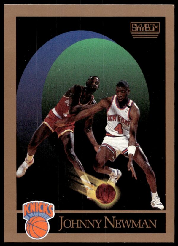1990-91 SkyBox Johnny Newman #190 (Front)