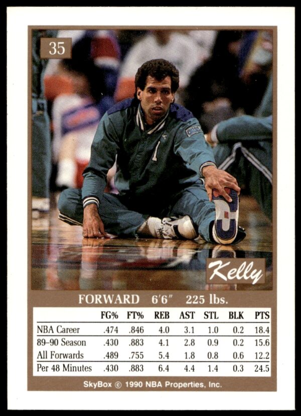 1990-91 SkyBox Kelly Tripucka #35 (Back)