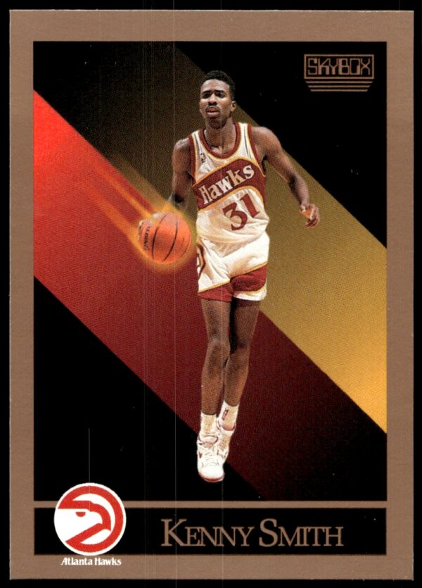 1990-91 SkyBox Kenny Smith #8 (Front)