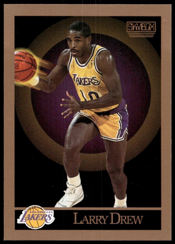 1990-91 SkyBox Larry Drew #136 (Front)