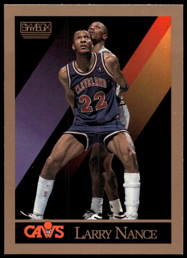 1990-91 SkyBox Larry Nance #55 (Front)