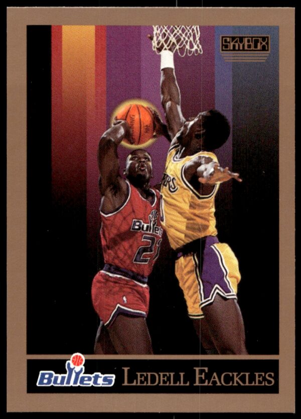 1990-91 SkyBox Ledell Eackles #287 (Front)