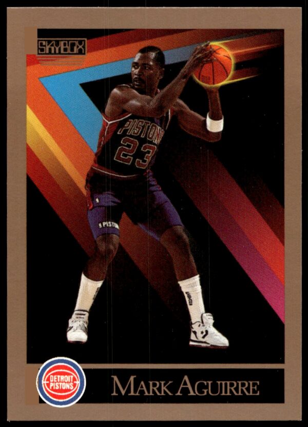 1990-91 SkyBox Mark Aguirre #82 (Front)