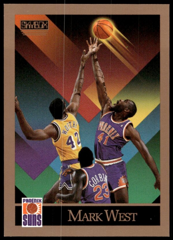 1990-91 SkyBox Mark West #230 (Front)