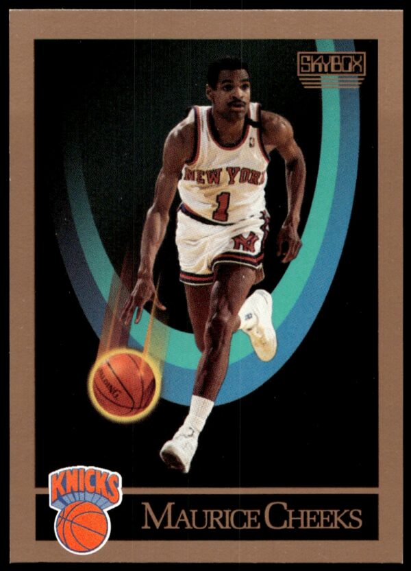 1990-91 SkyBox Maurice Cheeks #186 (Front)