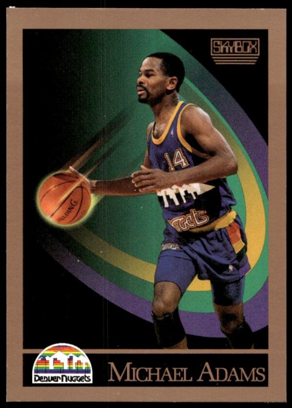 1990-91 SkyBox Michael Adams #71 (Front)