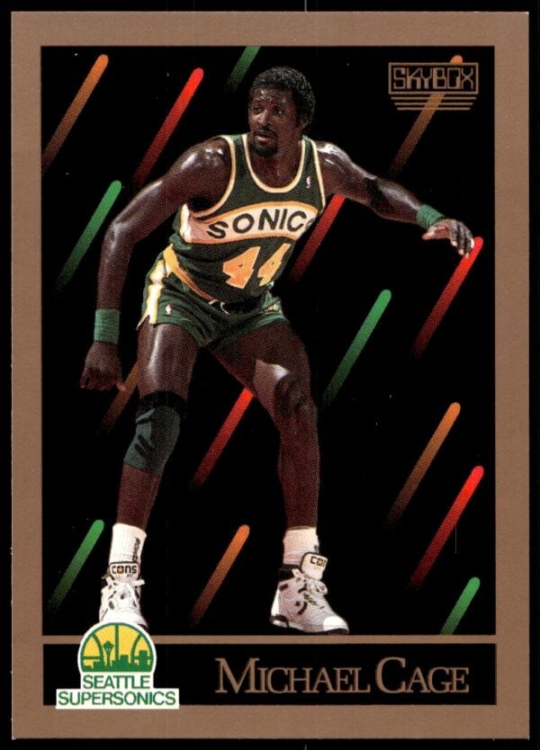 1990-91 SkyBox Michael Cage #264 (Front)