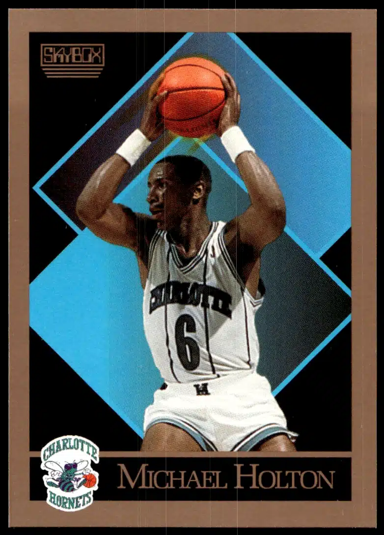 1990-91 SkyBox Michael Holton #30 (Front)