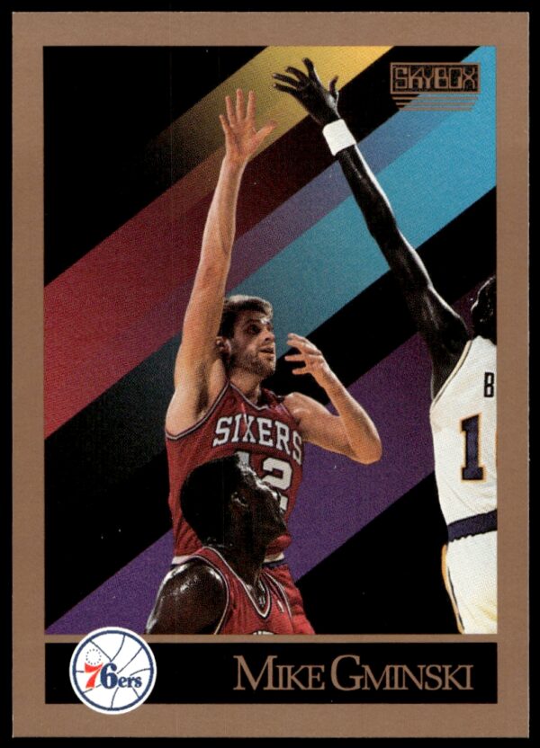 1990-91 SkyBox Mike Gminski #215 (Front)