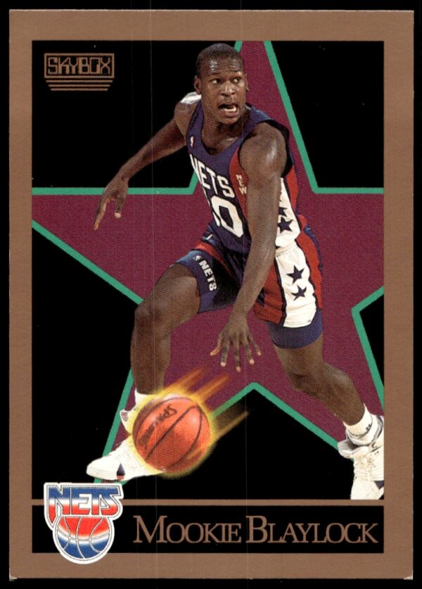 1990-91 SkyBox Mookie Blaylock #176 (Front)