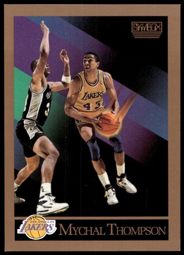 1990-91 SkyBox Mychal Thompson #141 (Front)