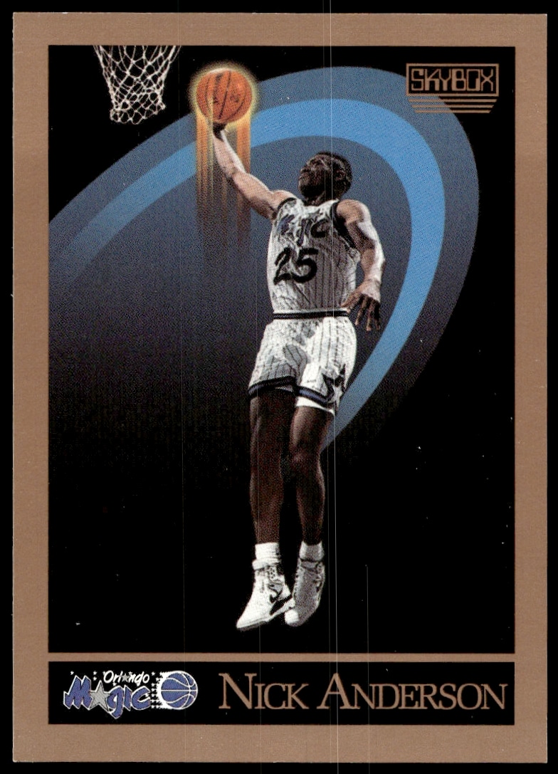 1990-91 SkyBox Nick Anderson #199 (Front)