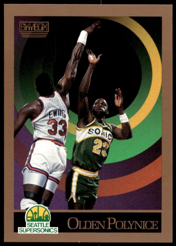 1990-91 SkyBox Olden Polynice #272 (Front)