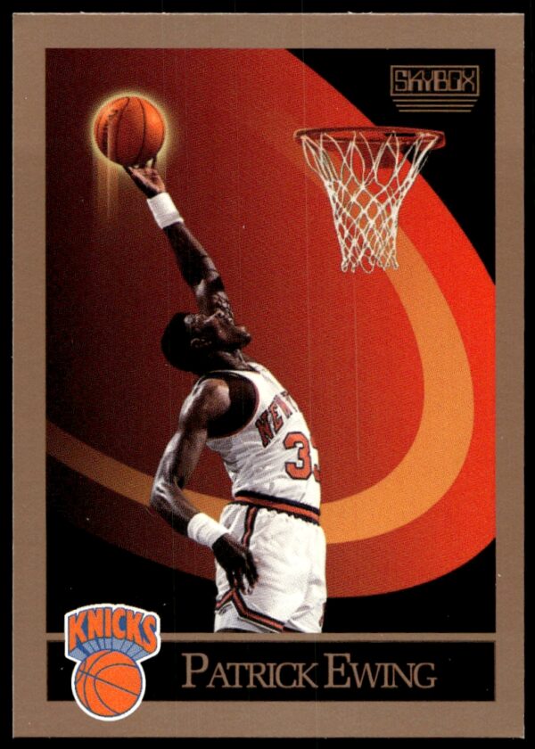 1990-91 SkyBox Patrick Ewing #187 (Front)