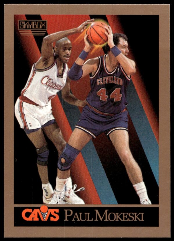 1990-91 SkyBox Paul Mokeski #53 (Front)