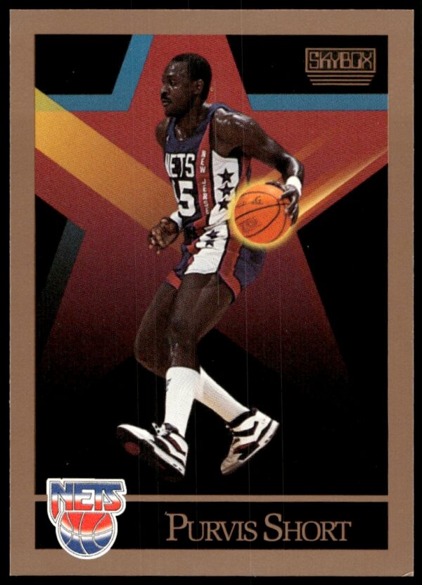 1990-91 SkyBox Purvis Short #185 (Front)