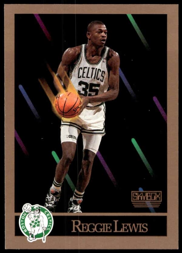 1990-91 SkyBox Reggie Lewis #18 (Front)