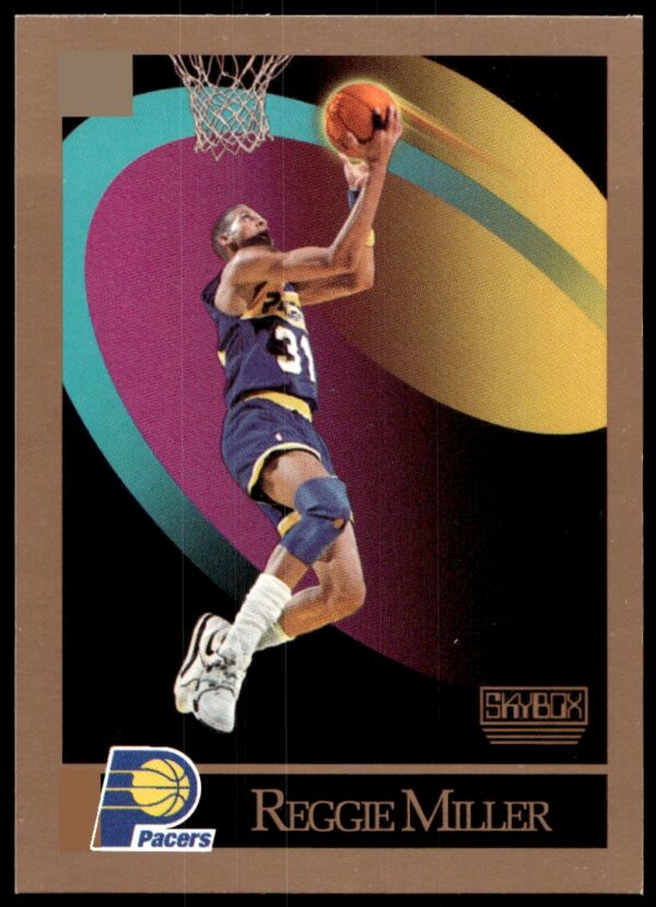 1990-91 SkyBox Reggie Miller #117 (Front)