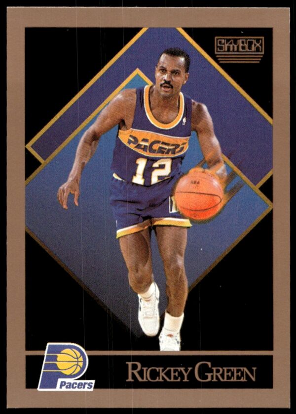 1990-91 SkyBox Rickey Green #115 (Front)