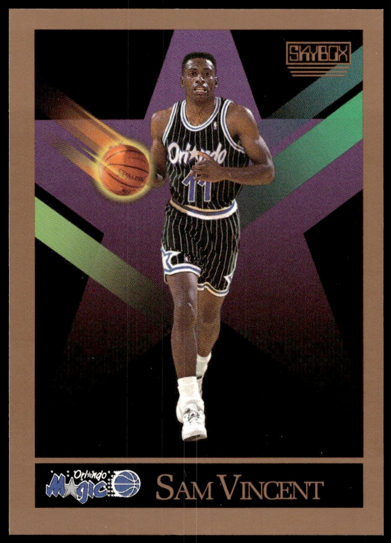 1990-91 SkyBox Sam Vincent #209 (Front)