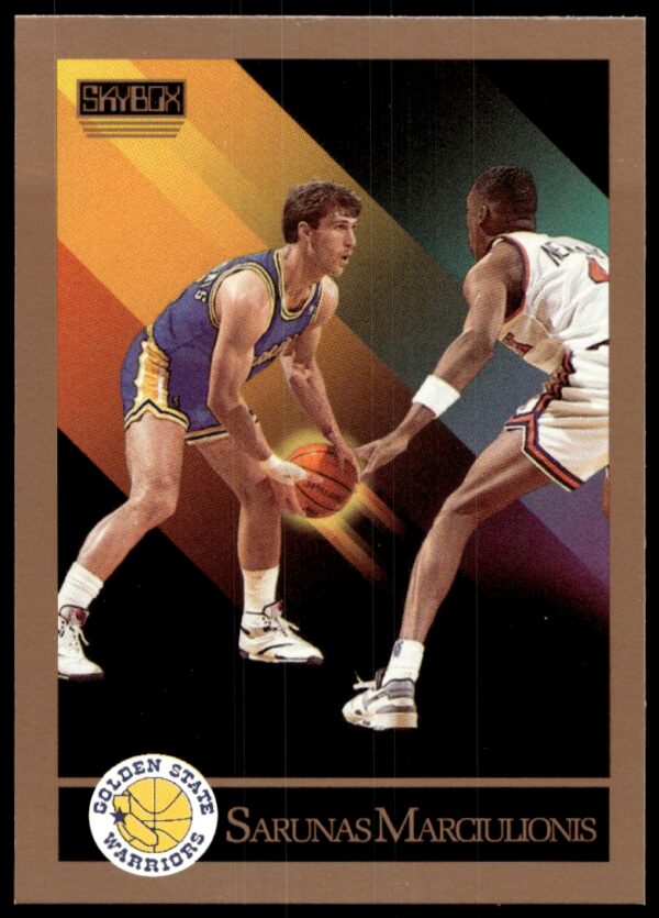 1990-91 SkyBox Sarunas Marciulionis #97 (Front)