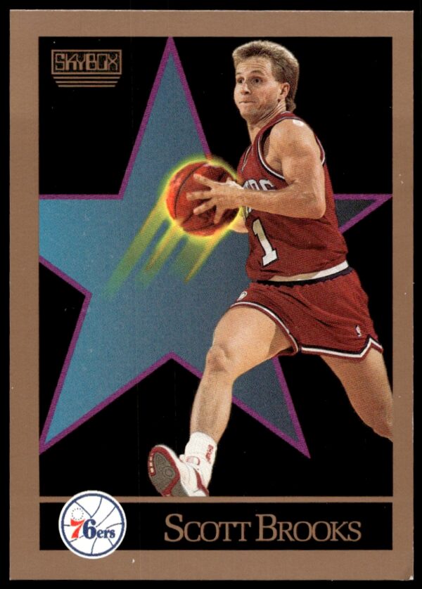 1990-91 SkyBox Scott Brooks #212 (Front)