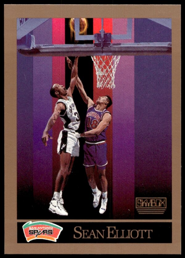 1990-91 SkyBox Sean Elliott #256 (Front)