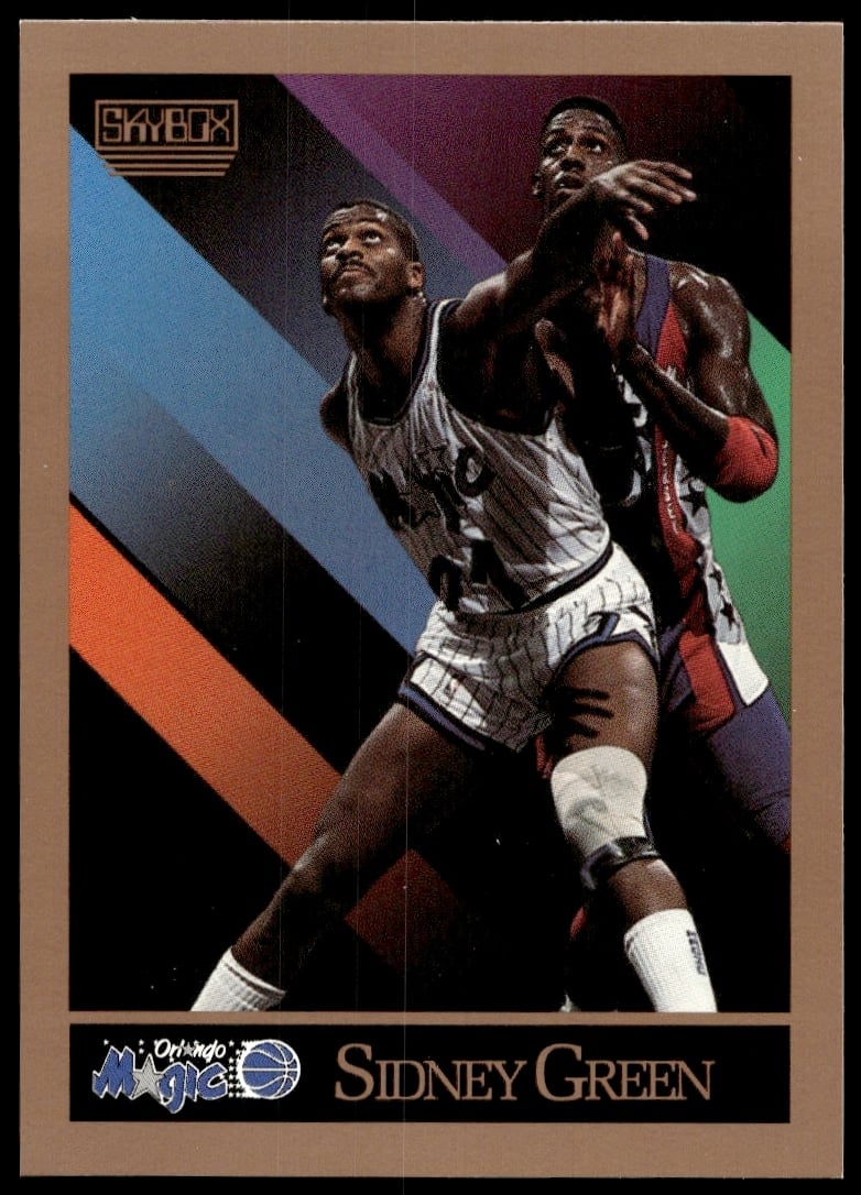 1990-91 SkyBox Sidney Green #203 (Front)