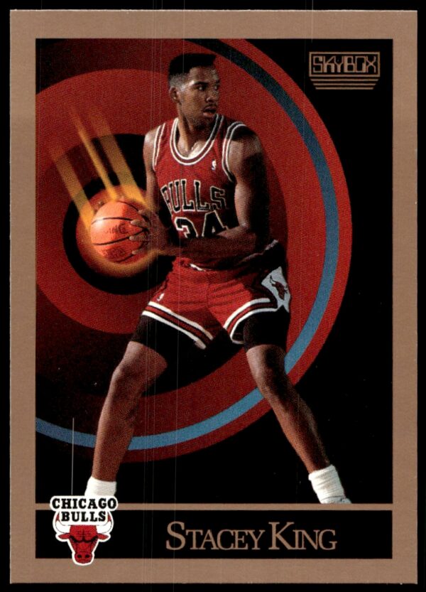 1990-91 SkyBox Stacey King #42 (Front)