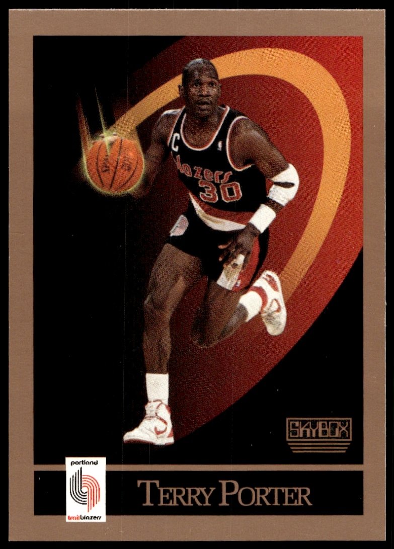 1990-91 SkyBox Terry Porter #238 (Front)