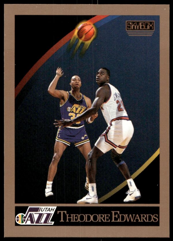 1990-91 SkyBox Theodore Edwards #277 (Front)